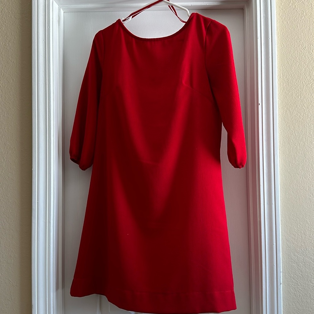 Red dress